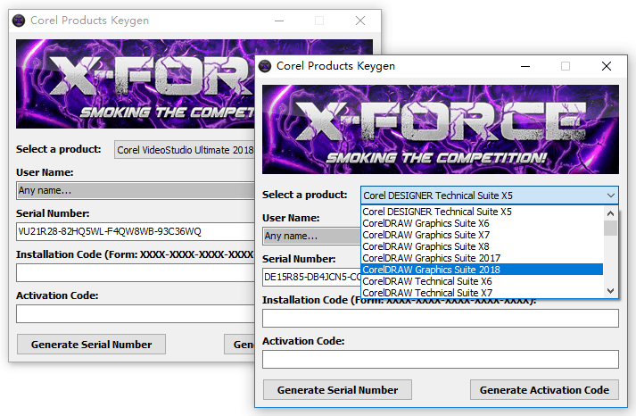 xforce keygen download corel